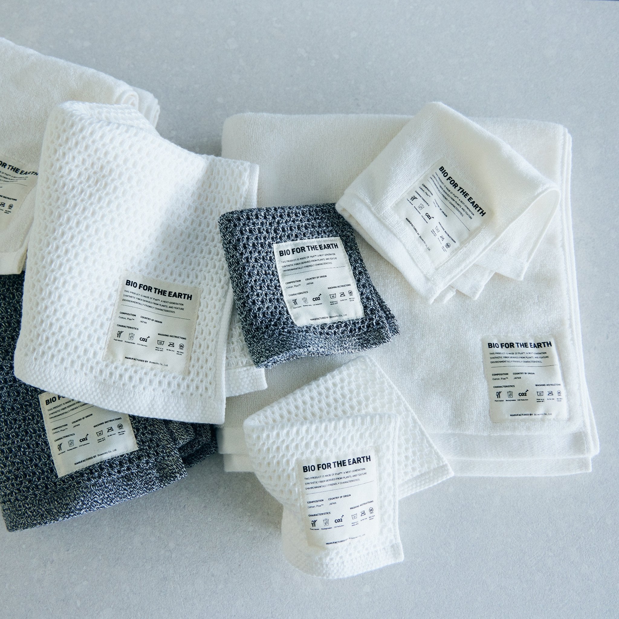 BIO FOR THE EARTH【FUWAFUWA】ハンドタオル – bio ONLINE STORE